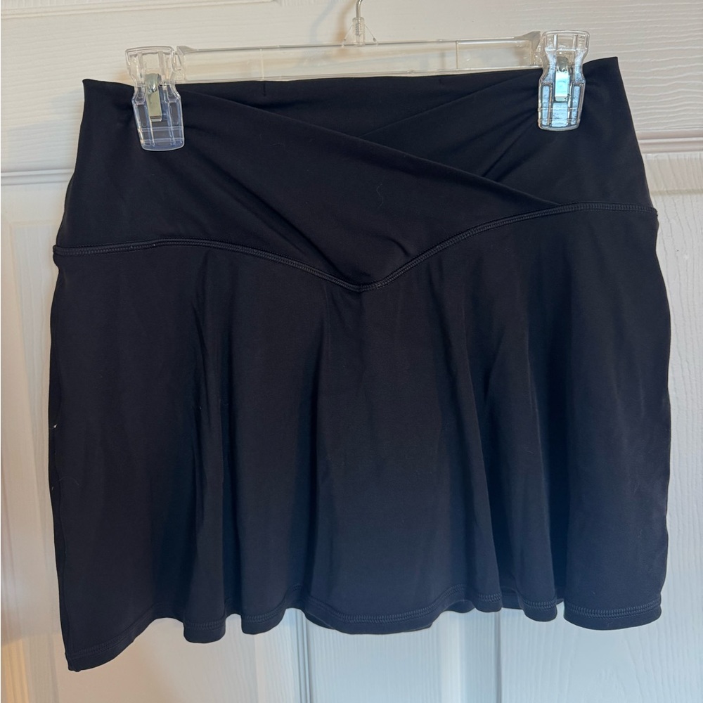 Black Crossover Skort